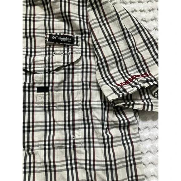 Columbia Mens Sz L Gamecocks Shirt Super Bonehead PFG Fishing Sports USC NCAA - Picture 3 of 10